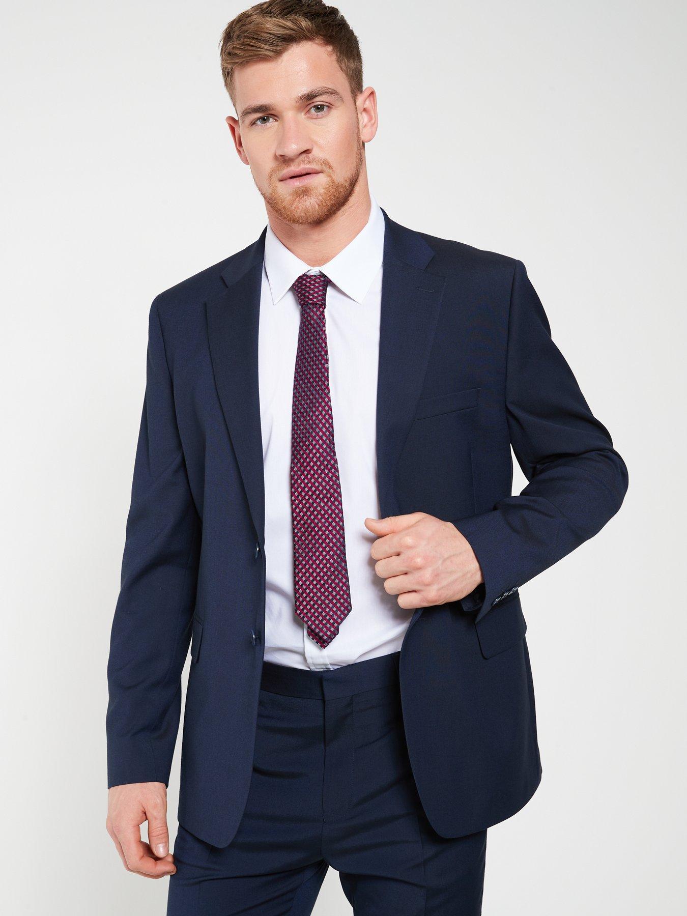 Image 1 of 6 of Very Man Regular Suit Jacket - Navy