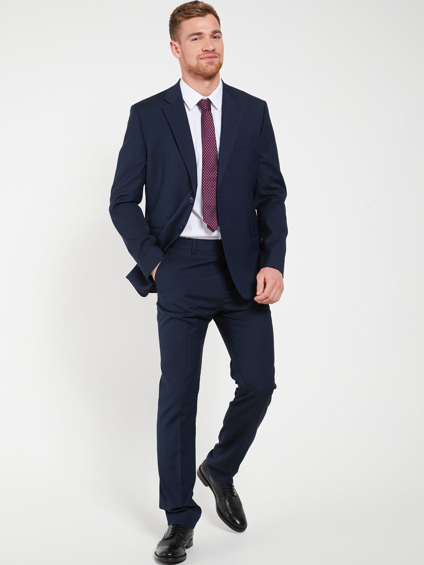 Image 6 of 6 of Very Man Regular Suit Jacket - Navy