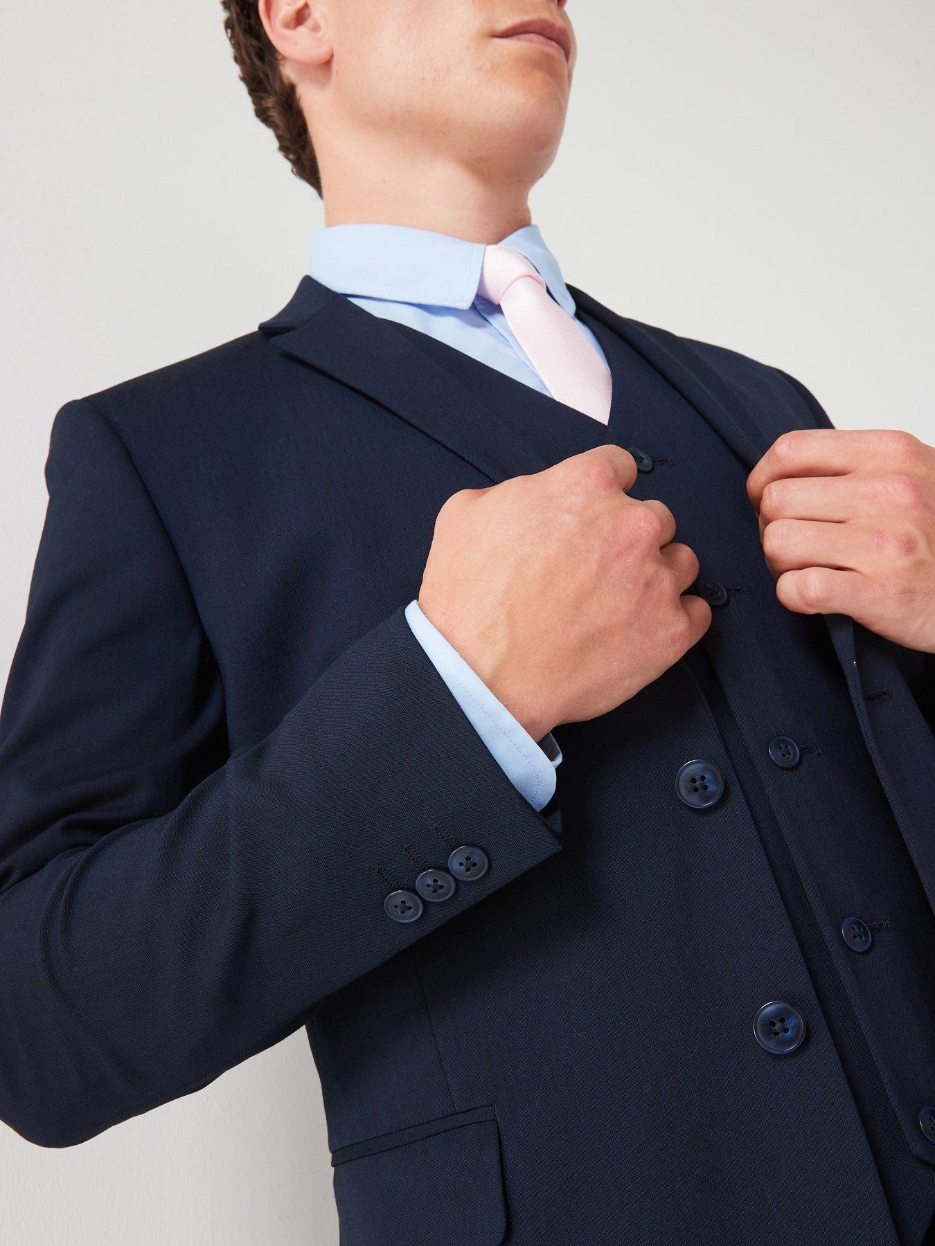Image 4 of 6 of Very Man Slim Suit Jacket - Navy