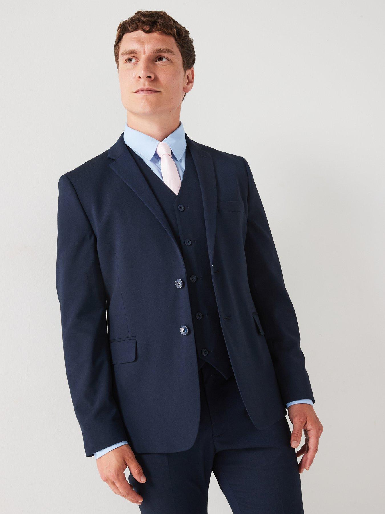 Image 6 of 6 of Very Man Slim Suit Jacket - Navy
