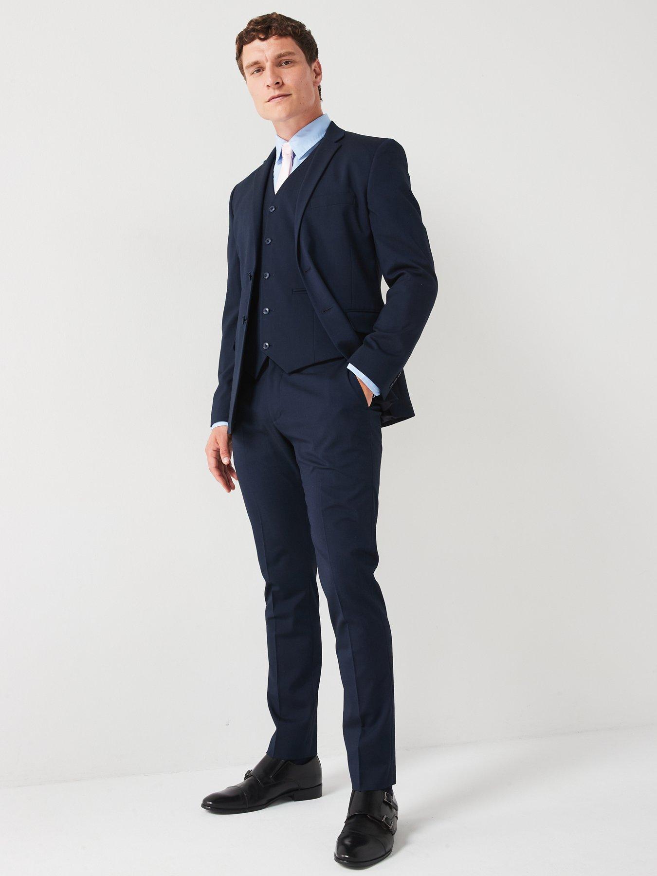 Image 3 of 5 of Very Man Slim Suit Trouser - Navy