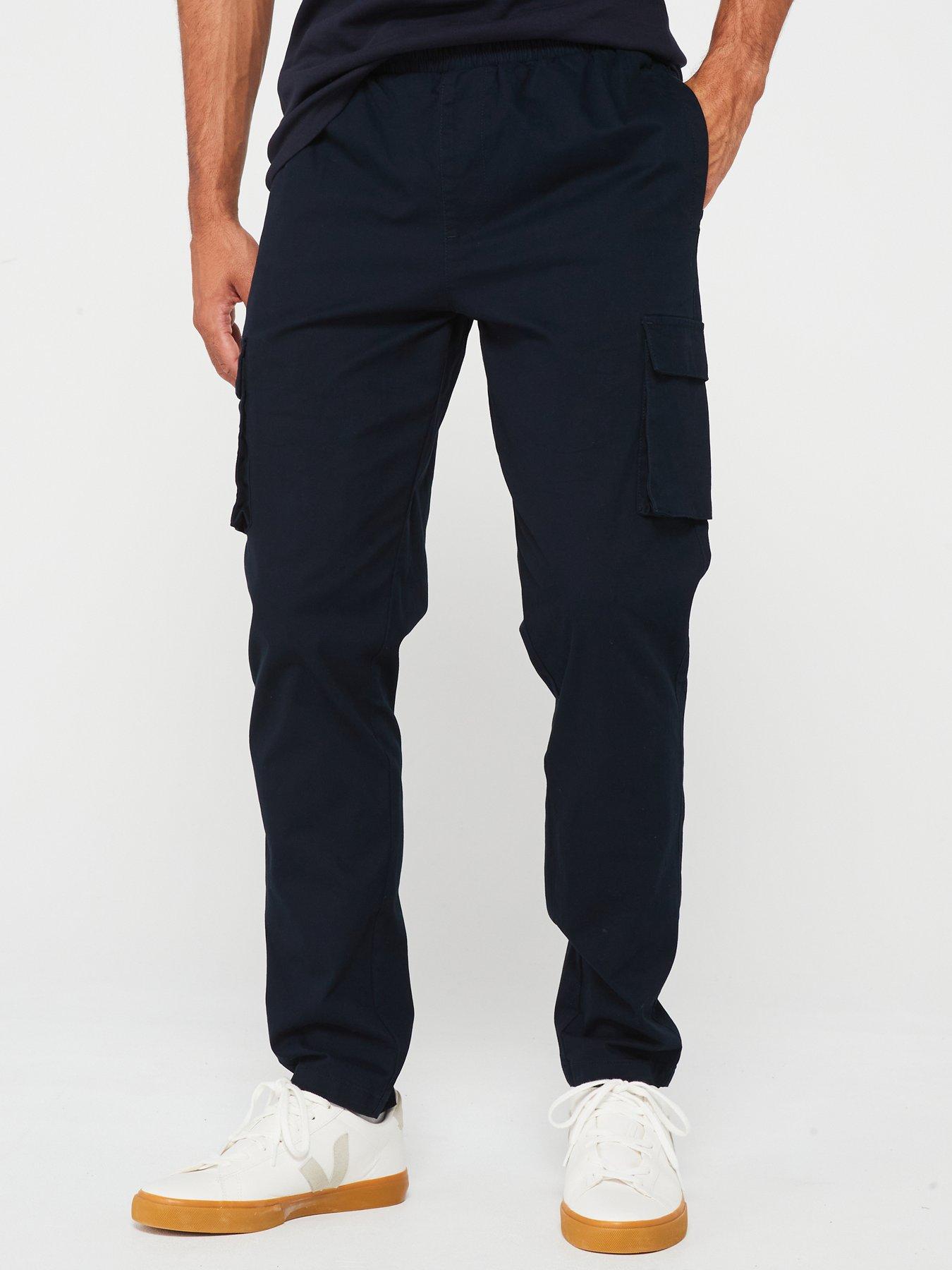 undefined Slim Cargo Trouser - Navy
