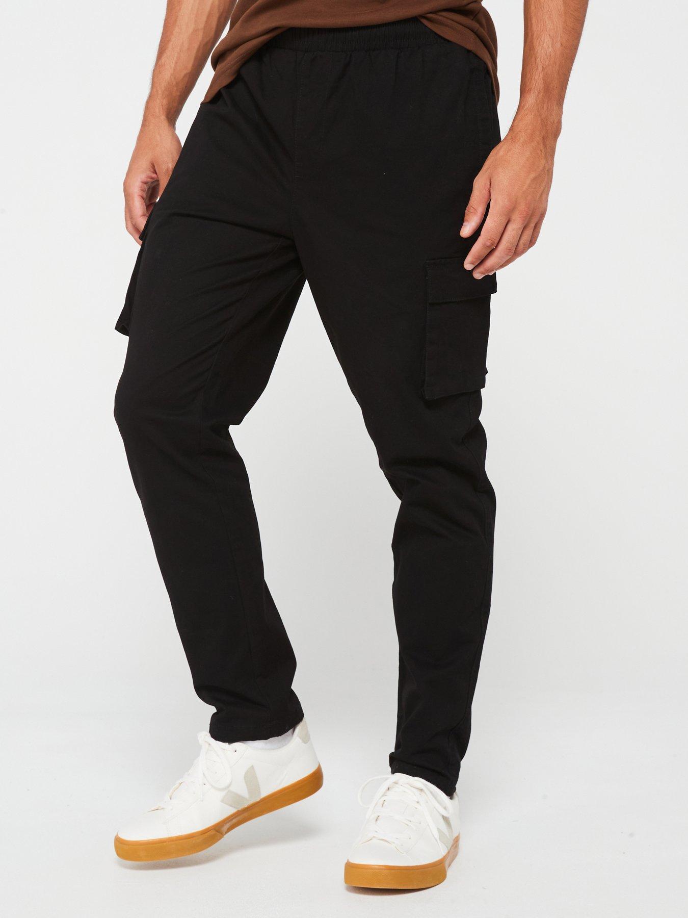 undefined Slim Cargo Trouser - Black