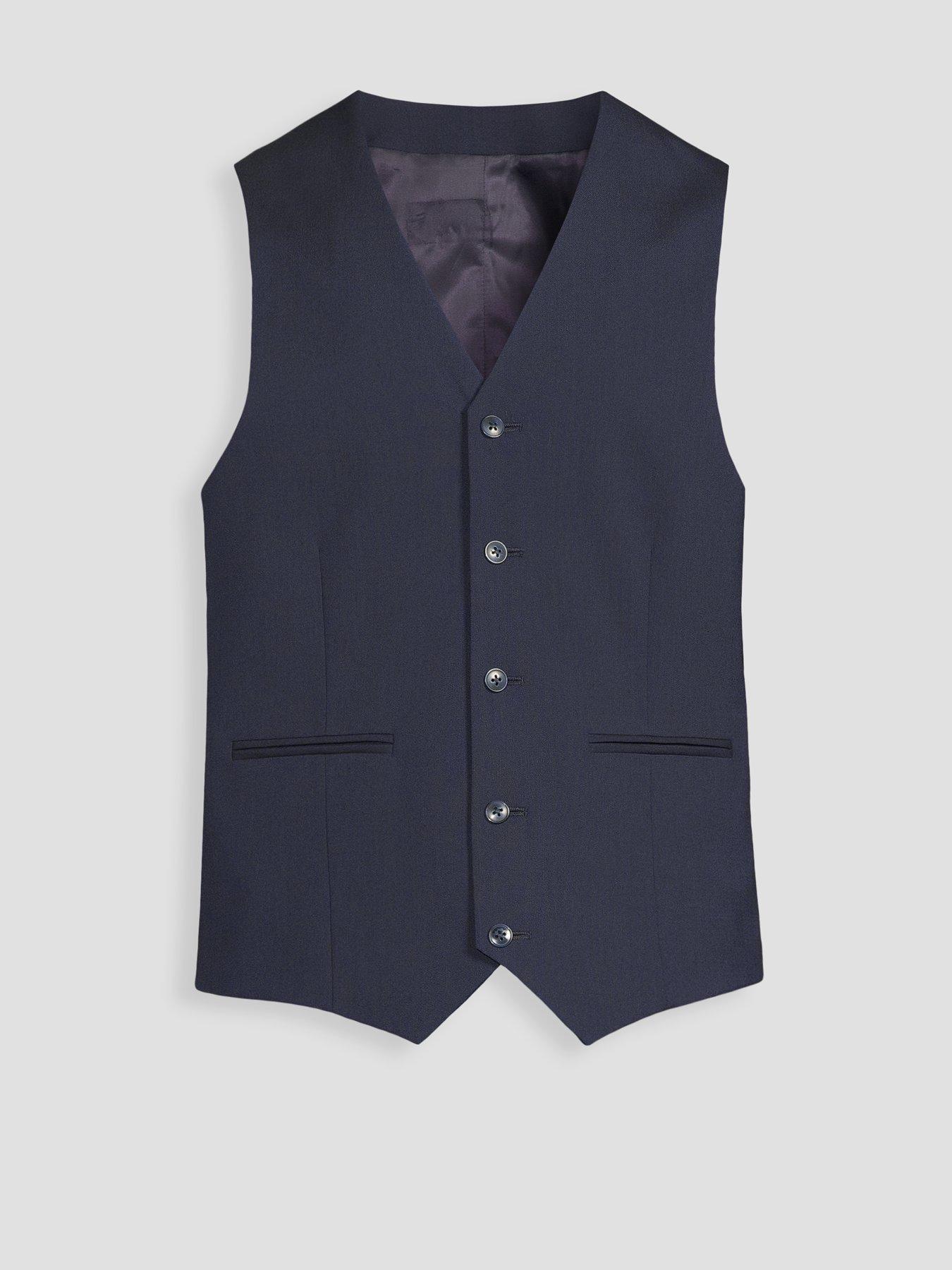 Image 7 of 7 of The Very Collection Waistcoat - Navy