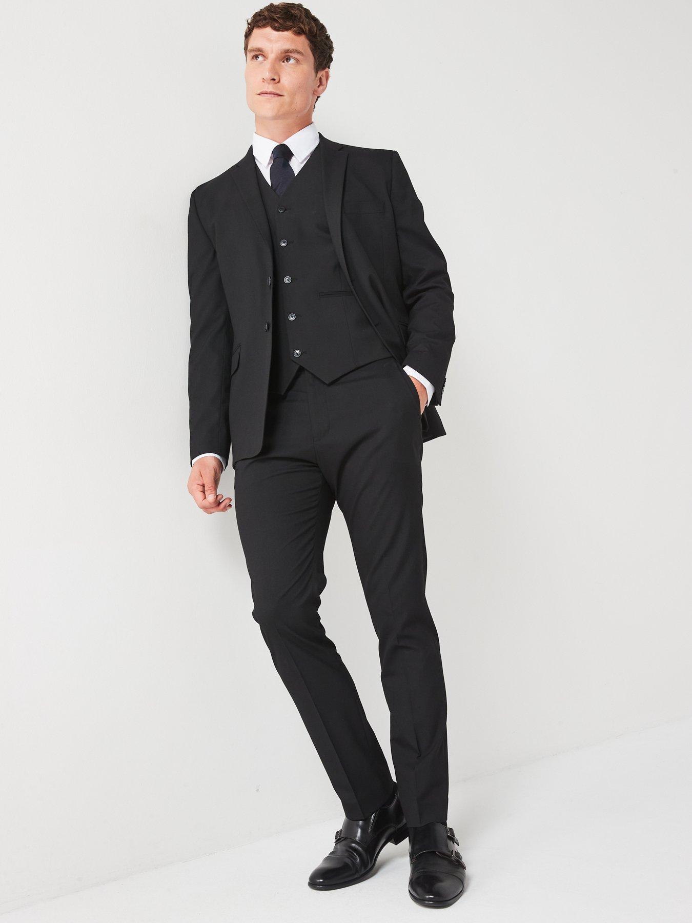 Image 3 of 5 of Very Man Slim Suit Trouser - Black