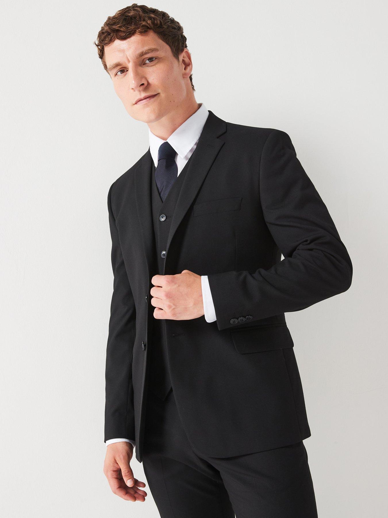 Very Man Slim Suit Jacket - Black