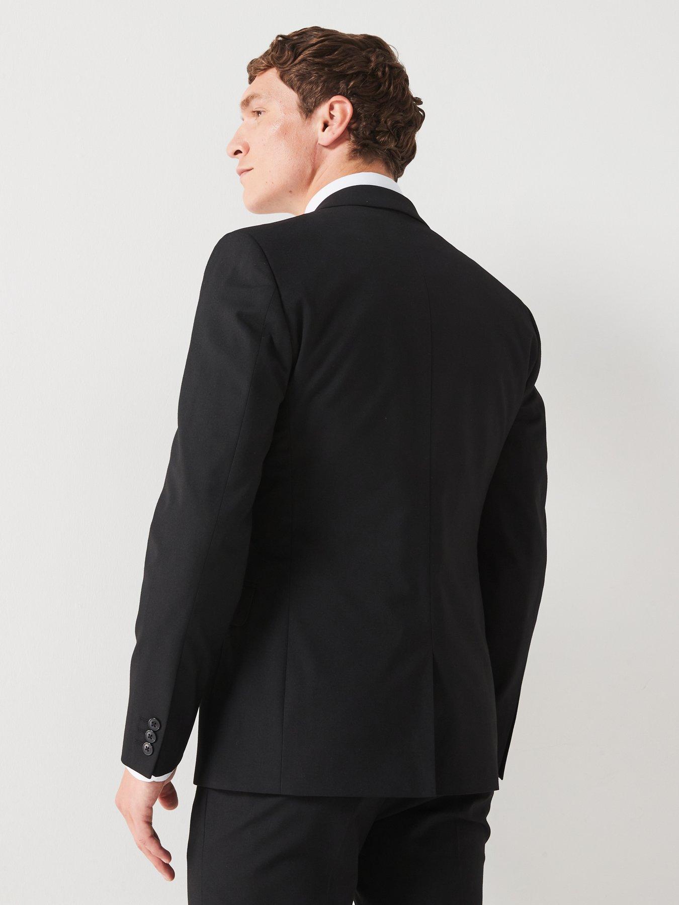 Image 2 of 5 of Very Man Slim Suit Jacket - Black