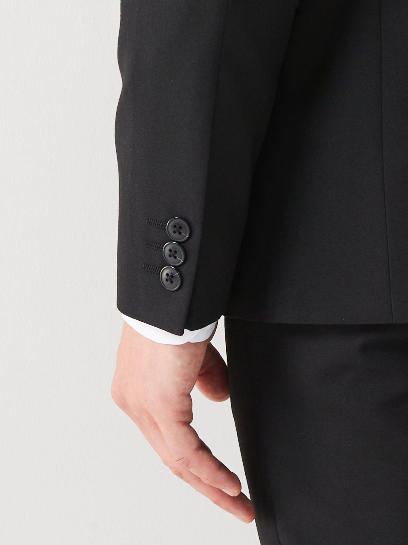 Image 5 of 5 of Very Man Slim Suit Jacket - Black