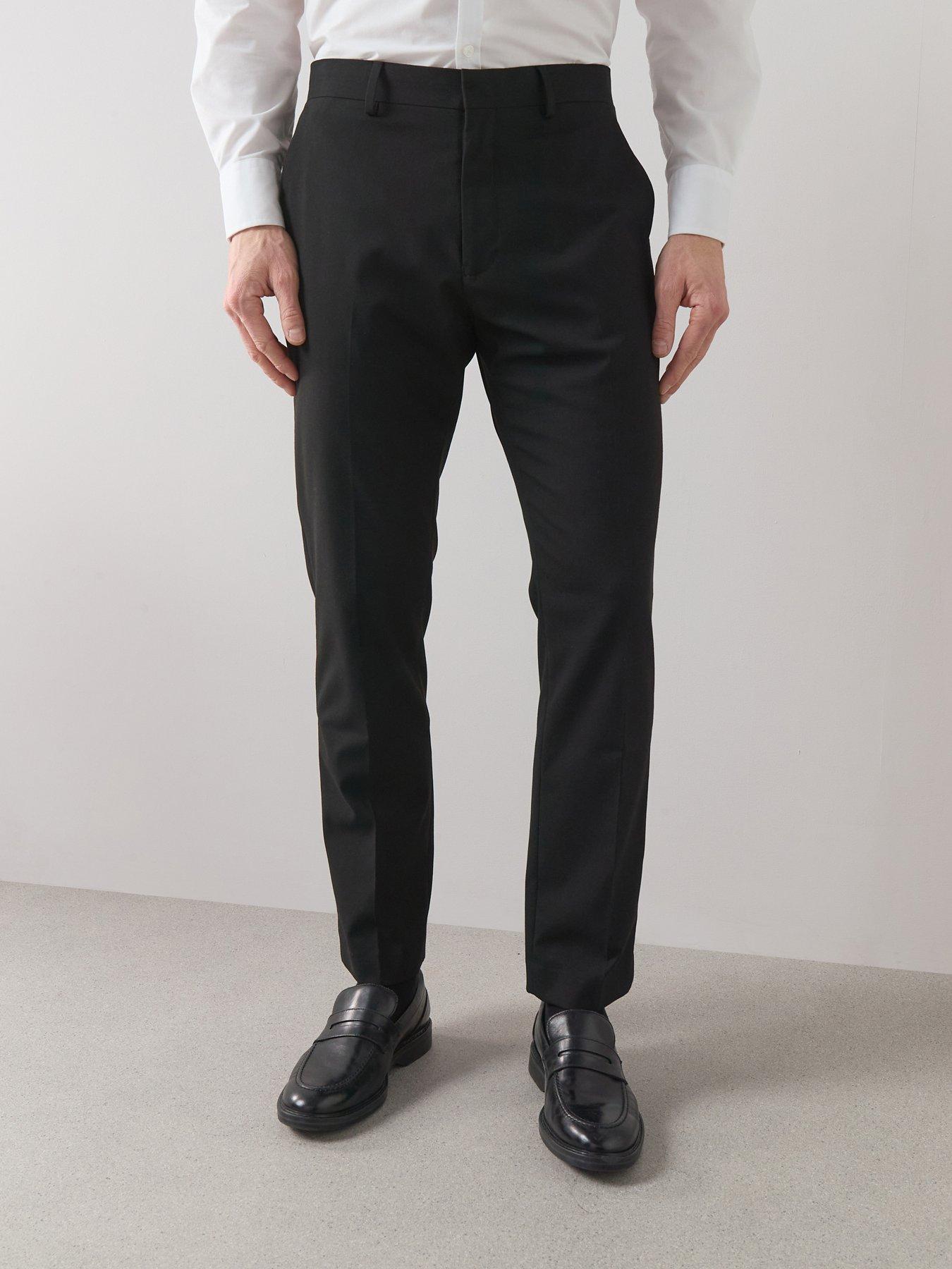 The Very Collection Regular Suit Trouser - Black