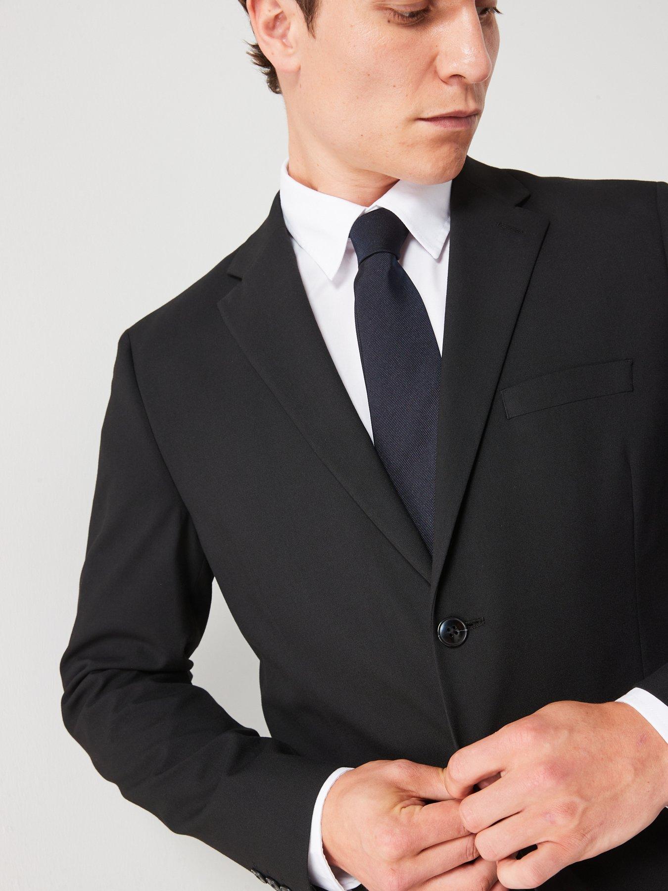 Image 4 of 6 of Very Man Regular Suit Jacket - Black