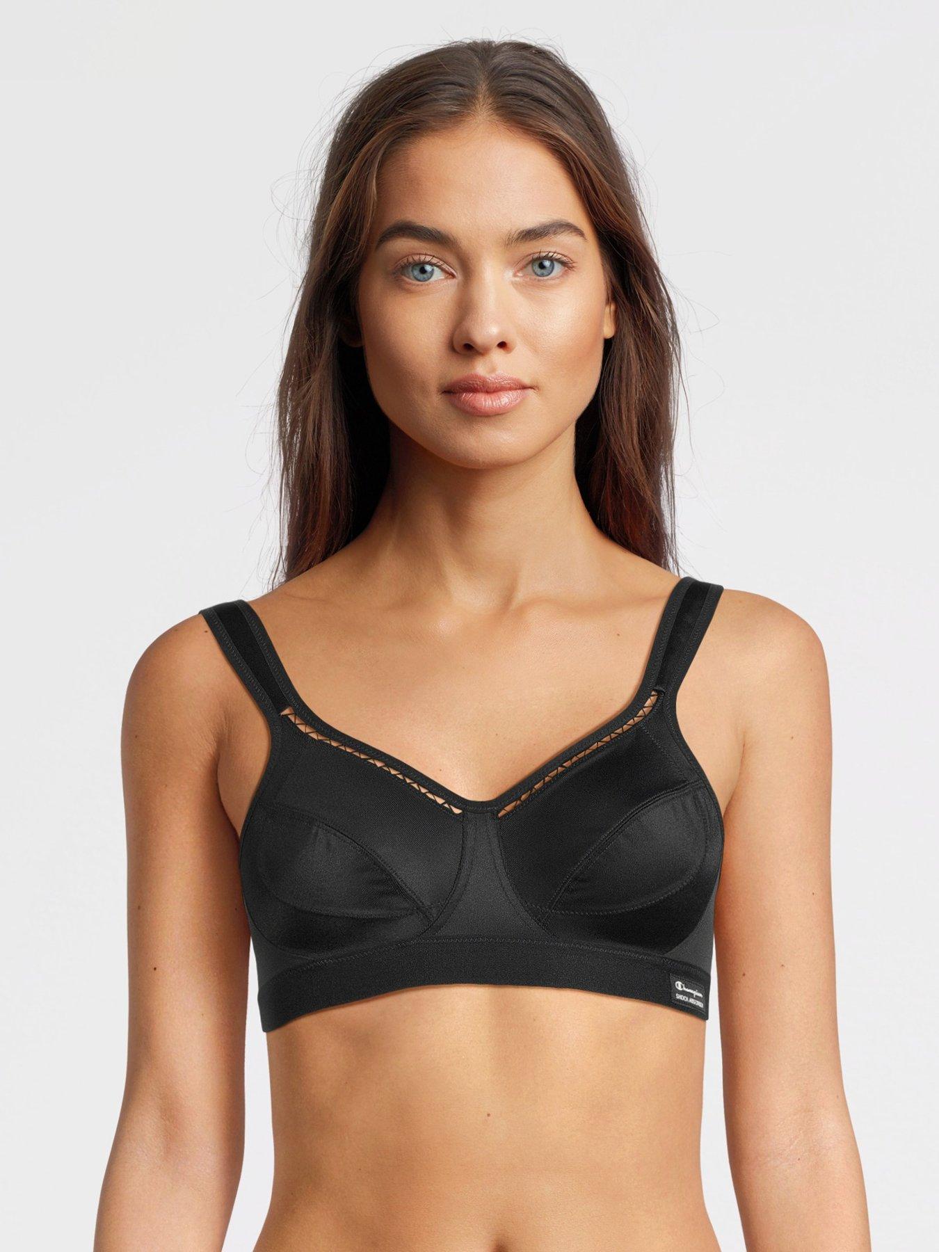 undefined Womens Active Classic Sports Bra - Black