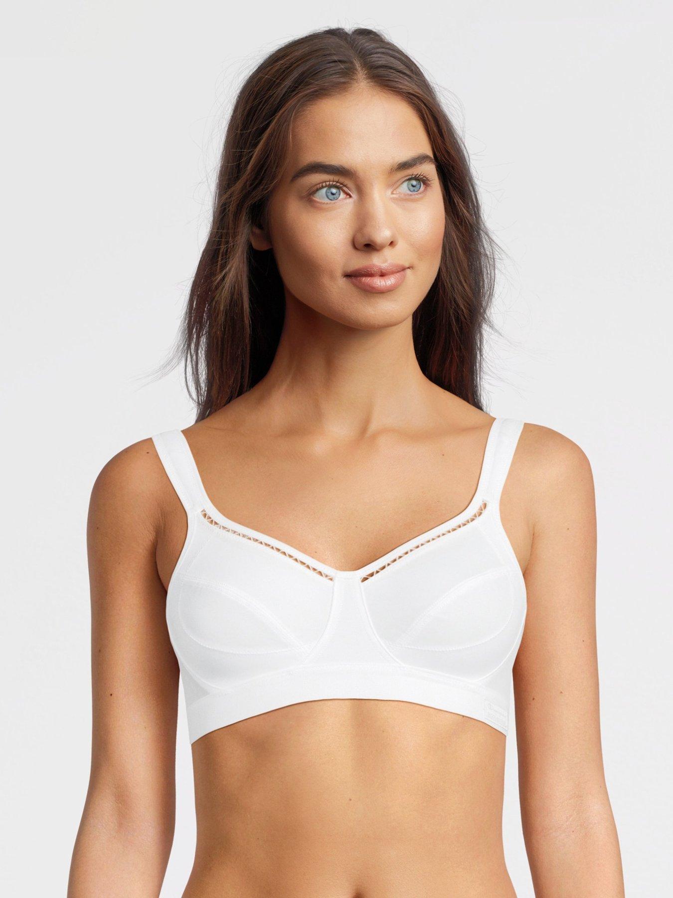 undefined Womens Active Classic Sports Bra - White