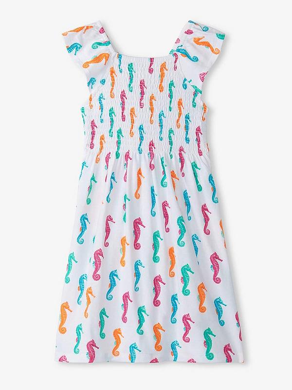 Hatley Smocked Dress - Painted Seahorses Hatley Smocked Dress - Painted Seahorses