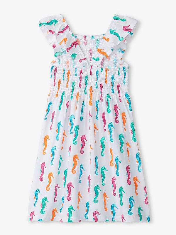 Hatley Smocked Dress - Painted Seahorses Hatley Smocked Dress - Painted Seahorses