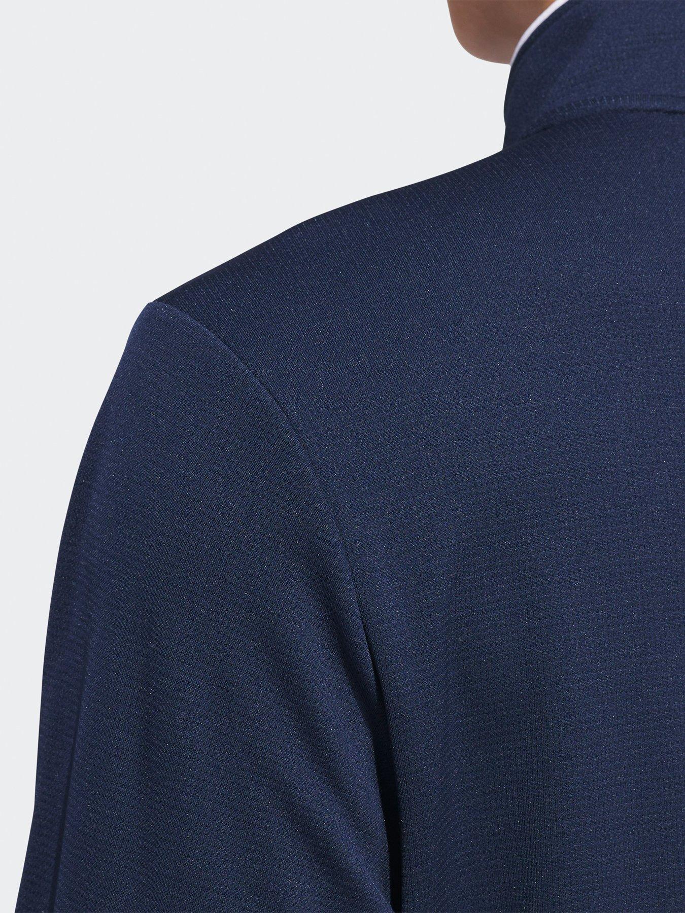 Image 5 of 5 of adidas Mens Golf Lightweight Half Zip Top-navy