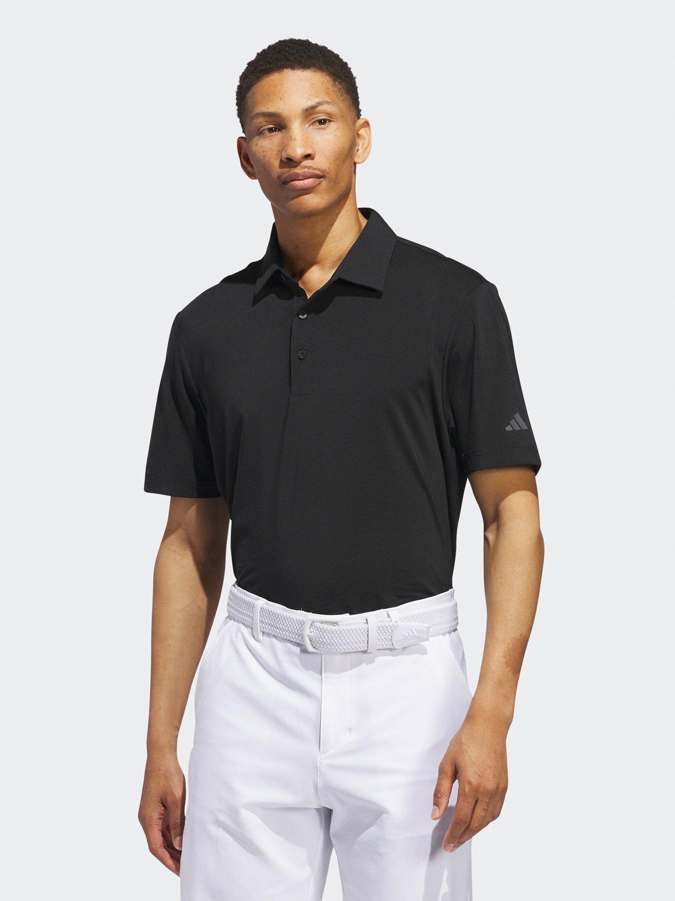 Image 1 of 4 of adidas Mens Golf Ultimate365 Solid Left Chest Polo- Black
