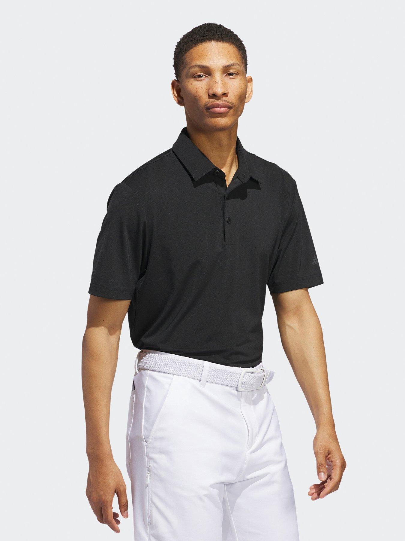 Image 3 of 4 of adidas Mens Golf Ultimate365 Solid Left Chest Polo- Black
