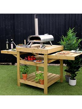 Product photograph of Mercia Pizza Oven Table Top Bbq Table from very.co.uk