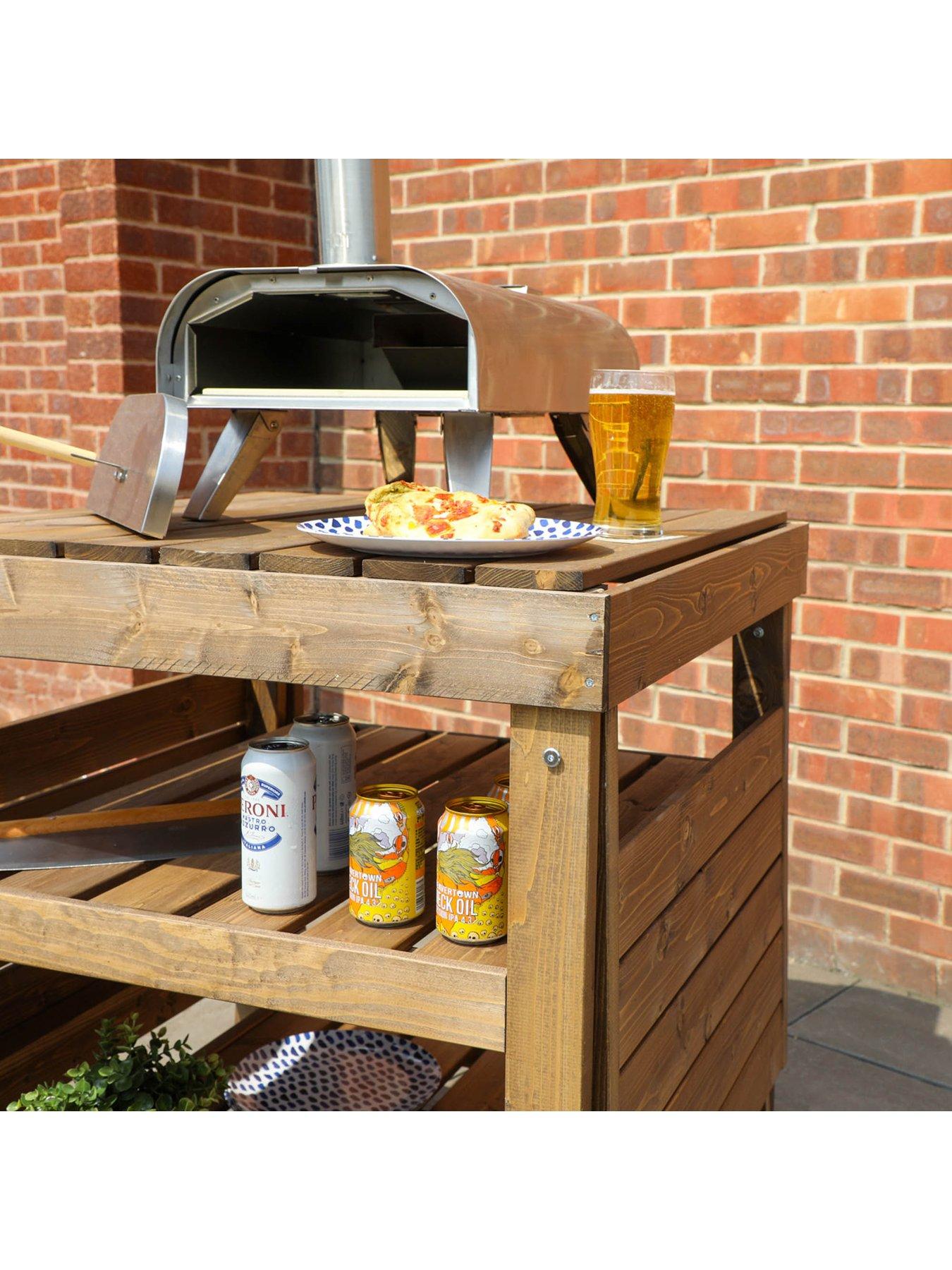 Image 3 of 7 of MERCIA Pressure-Treated Pizza Oven/BBQ Table