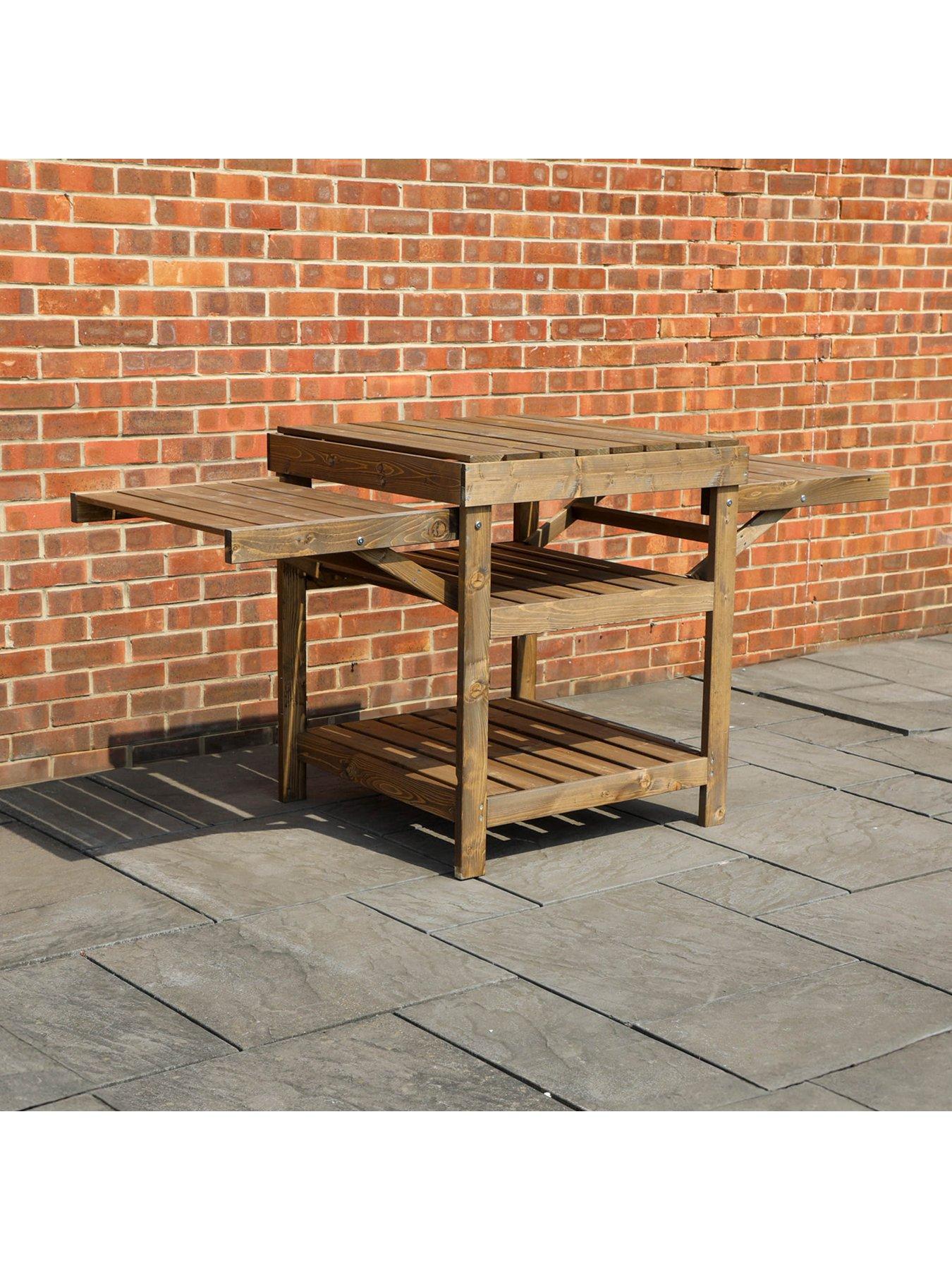 Image 4 of 7 of MERCIA Pressure-Treated Pizza Oven/BBQ Table