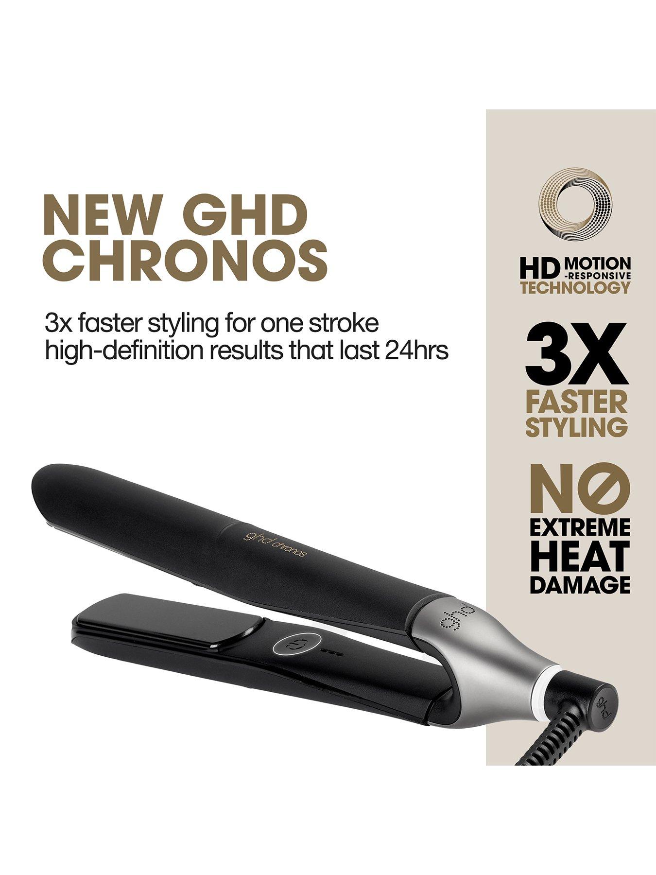Image 3 of 7 of ghd Chronos - Black Hair Straightener