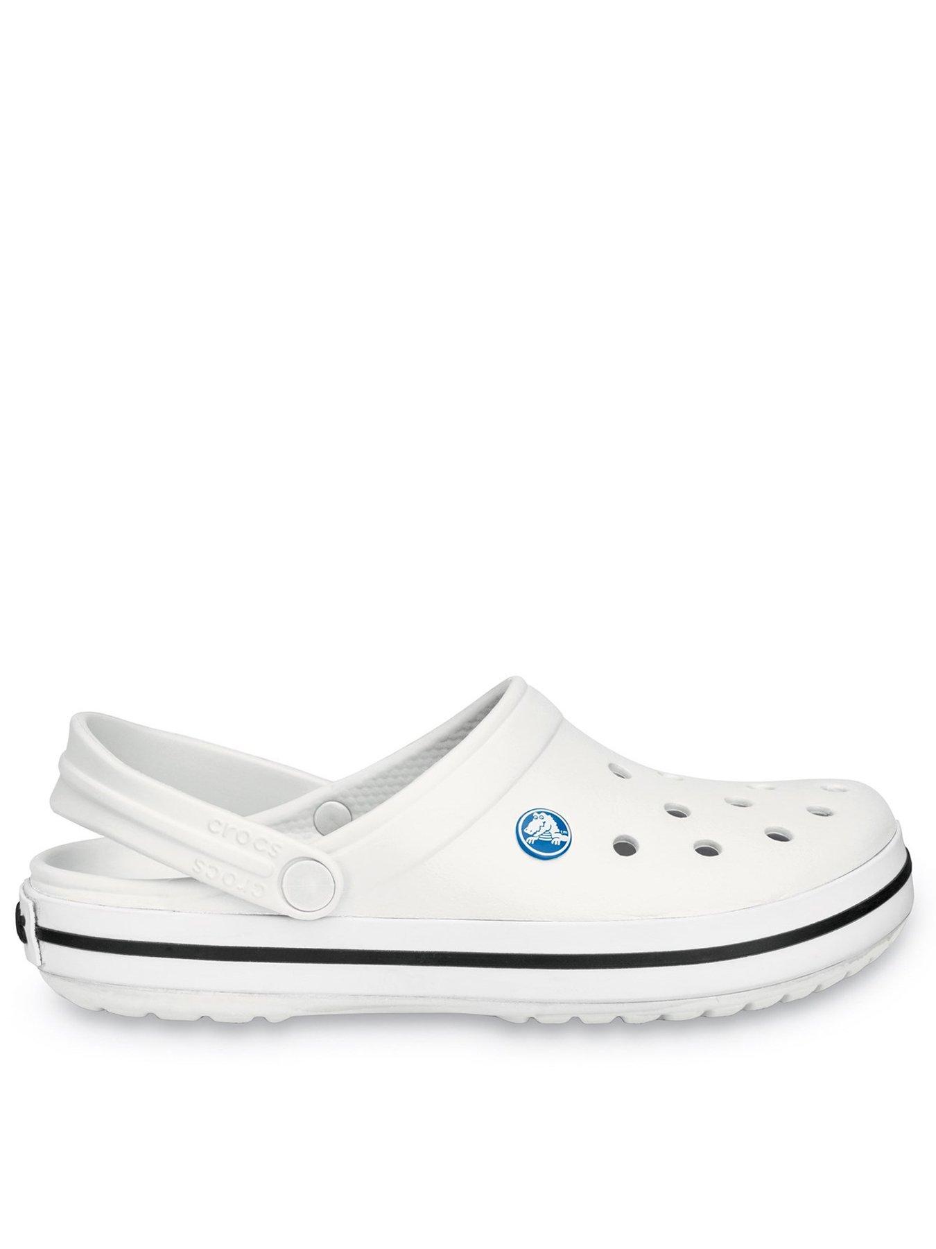 undefined Crocband Clogs - White