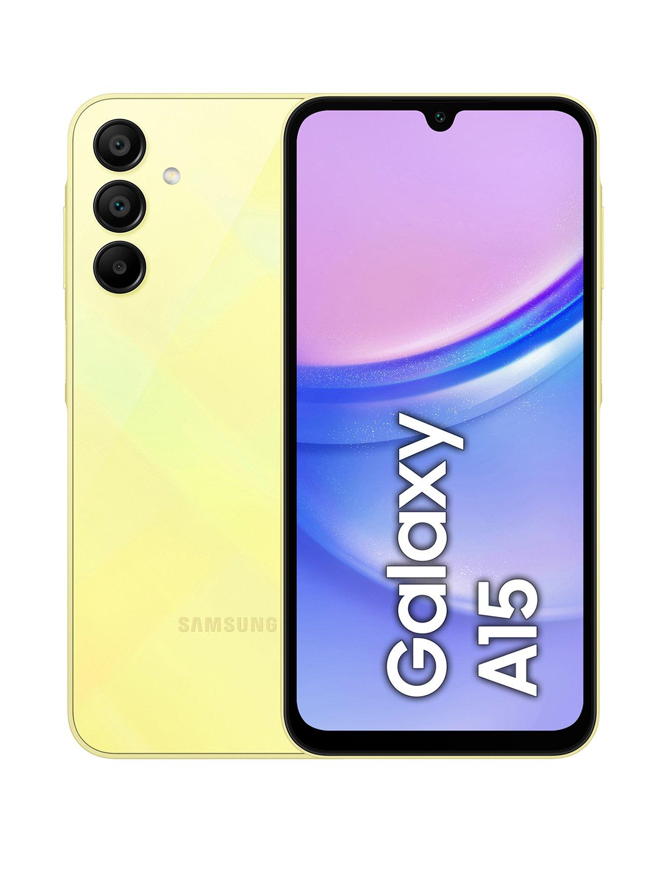 Samsung Galaxy A15 - 128GB, Yellow | very.co.uk