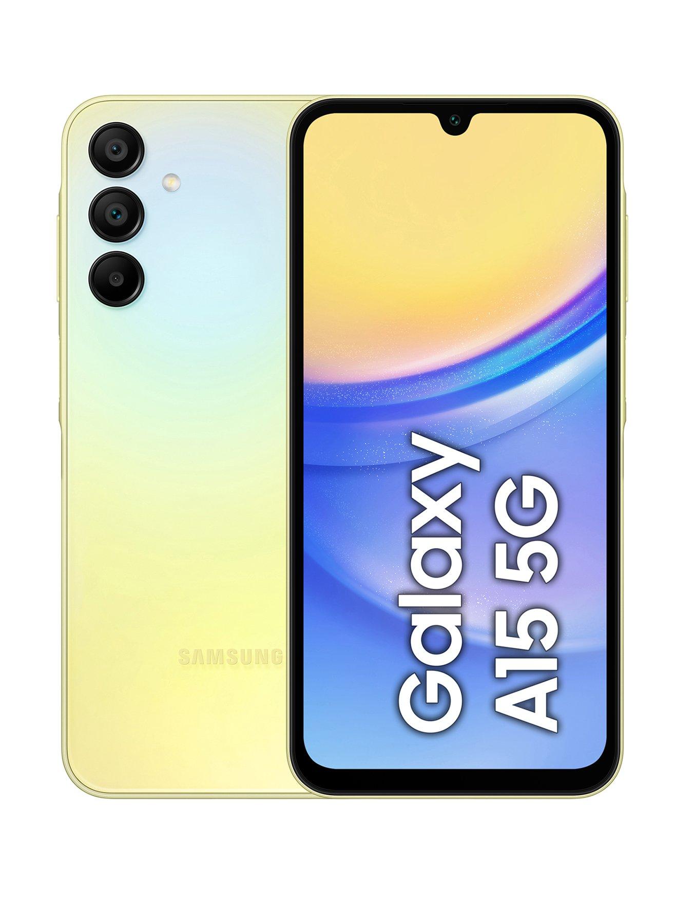 Samsung Galaxy A15 5G - 128GB, Yellow | Very.co.uk