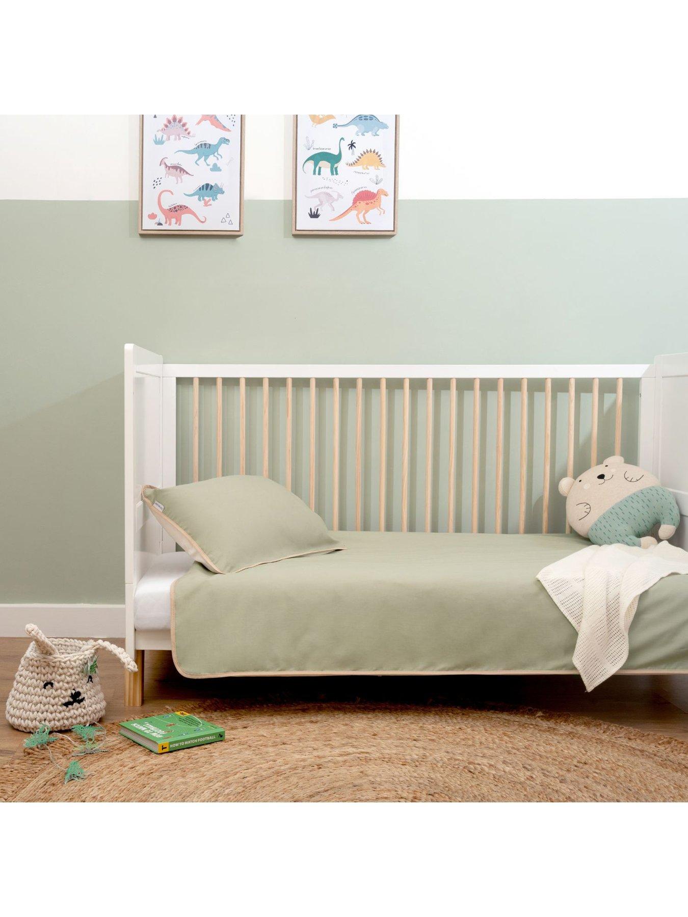 Cream cot clearance bedding