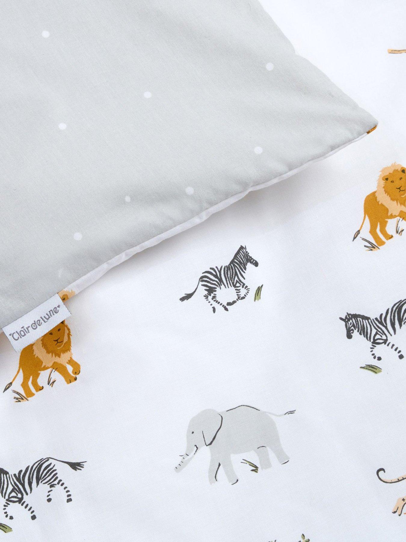 Image 3 of 3 of Clair De Lune Jungle Dream Cot Bed Duvet Set - Multi