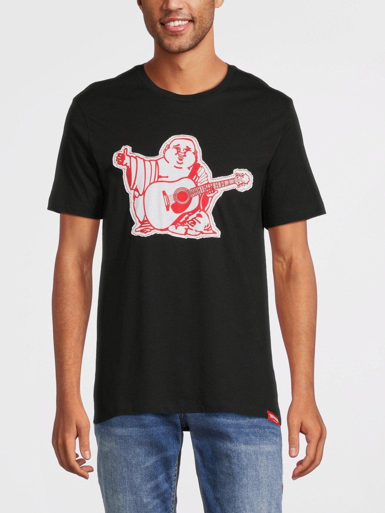 TRUE RELIGION Short Sleeve Buddha Hitch T-Shirt - Black | Very.co.uk