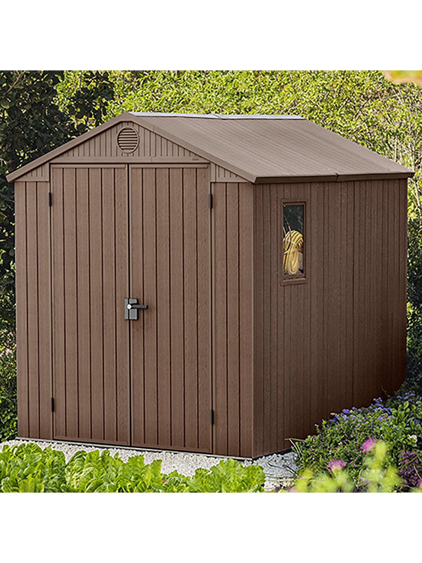 Keter Darwin & 6X8Ft Shed - Brown
