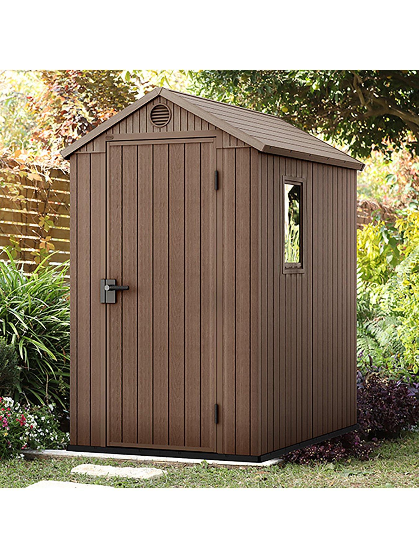 Keter Darwin 4x6ft Shed - Brown