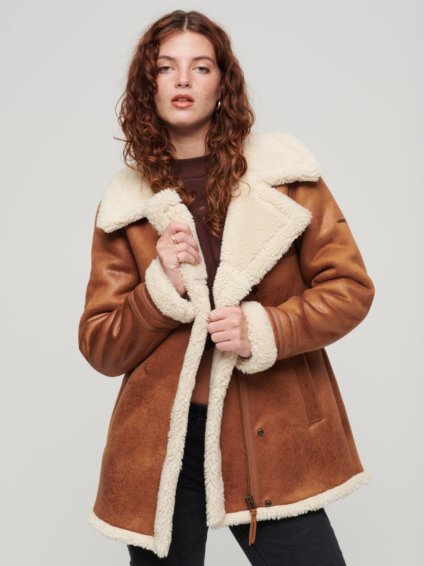 Superdry deals teddy coat