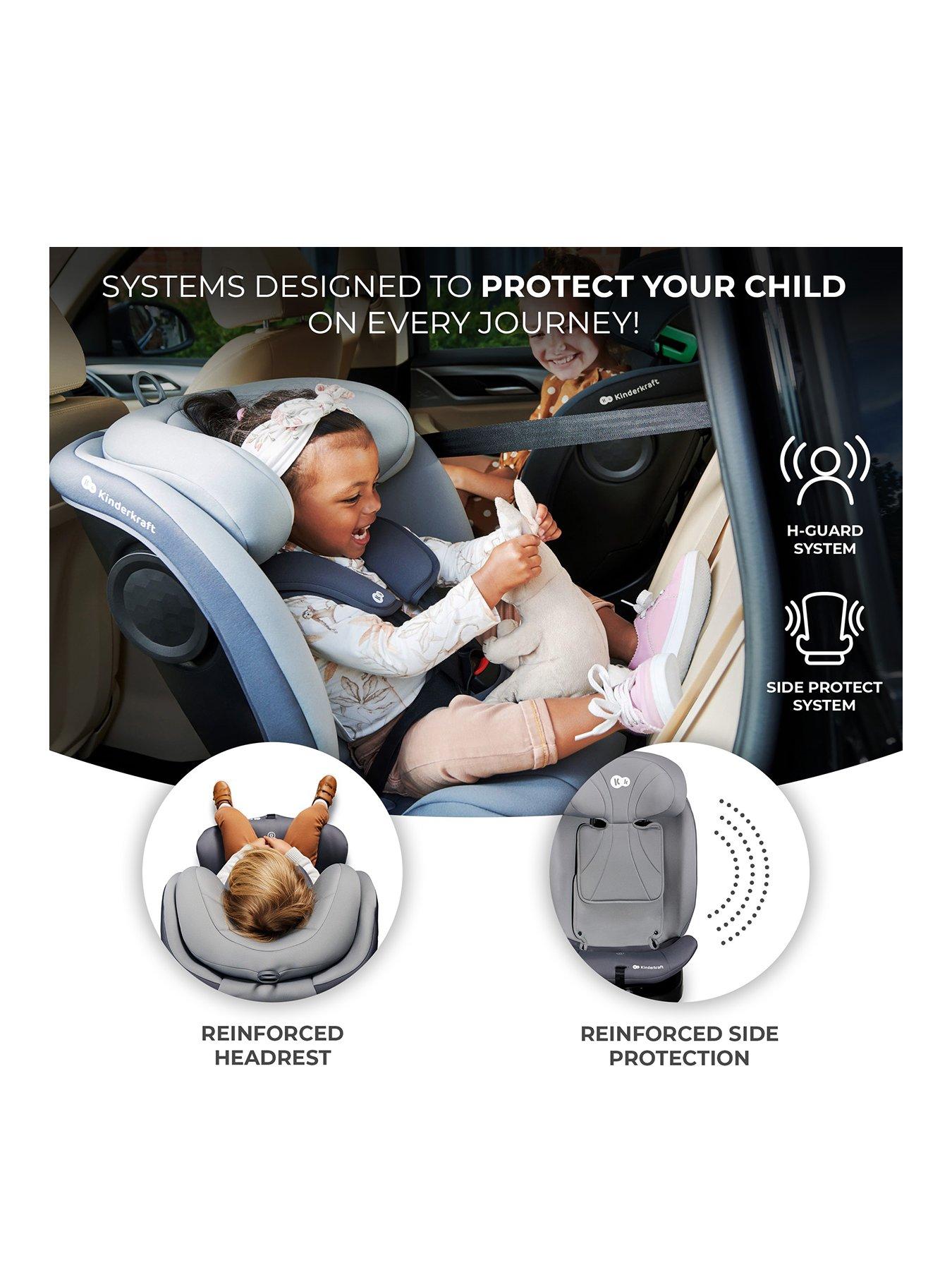 Image 2 of 8 of Kinderkraft I-GROW R129 I-Size Car Seat - Grey