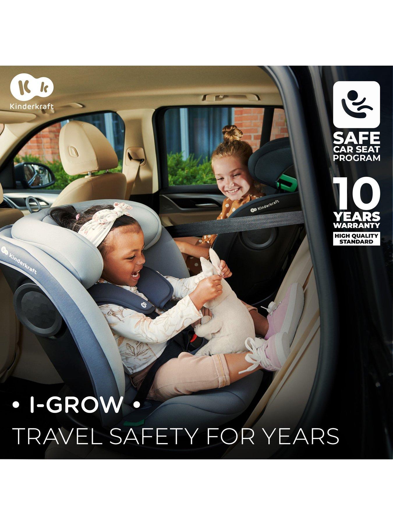 Image 7 of 8 of Kinderkraft I-GROW R129 I-Size Car Seat - Grey