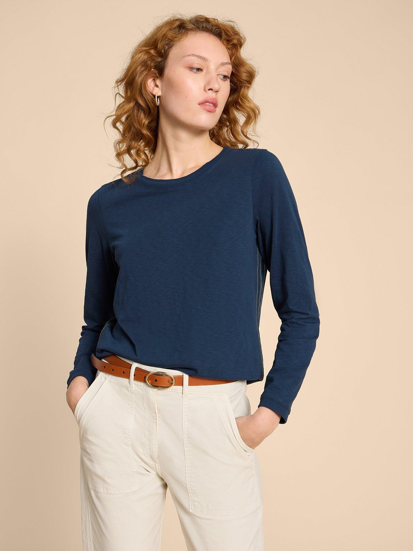undefined Clara T-Shirt - Navy