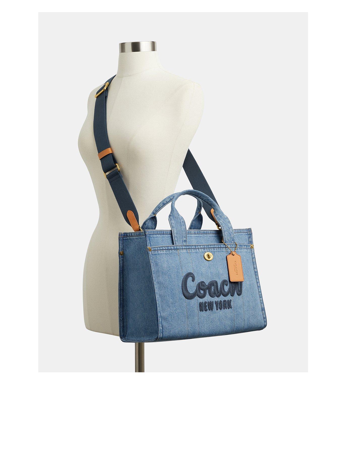 Denim Cargo Tote