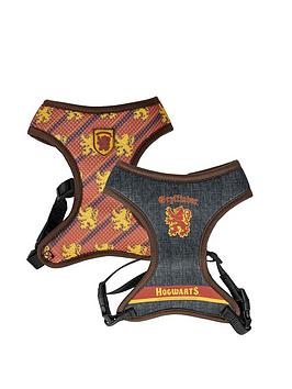 Product photograph of Harry Potter Dog Premium Harness - Gryffindor - Large from very.co.uk