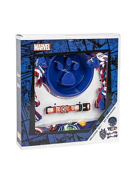 Product photograph of Marvel Puppy Welcome Pack Marvel - To Include A Bowl Collar Teething Toys And Bandana from very.co.uk