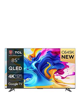 Tcl 85C645K, 85 Inch, 4K Ultra Hd Hdr, Qled Smart Tv With Google Assistant  Dolby Atmos