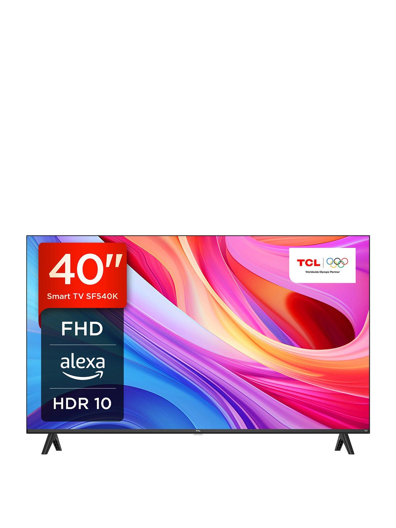 Amazon | TCL テレビ 40型 40インチ スマートテレビ Google TV Dolby Wチューナー フルHD Algo Engine  40V 地上・BS・110度CSデジタル VAパネル ベゼルレス クロームキャスト機能内蔵 NETFLIX ネットフリックス YouTube  ユーチューブ 40L5AG | テレビ 通販