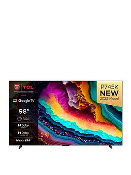 Tcl 98P745K, 98 Inch, 4K Ultra Hd Hdr, Led, Smart Tv With Google Assistant