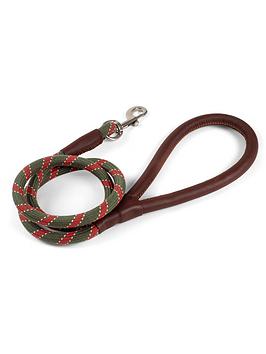 Product photograph of Zoon Primo Dog Lead - Olive 120 X 1 2 Cm from very.co.uk