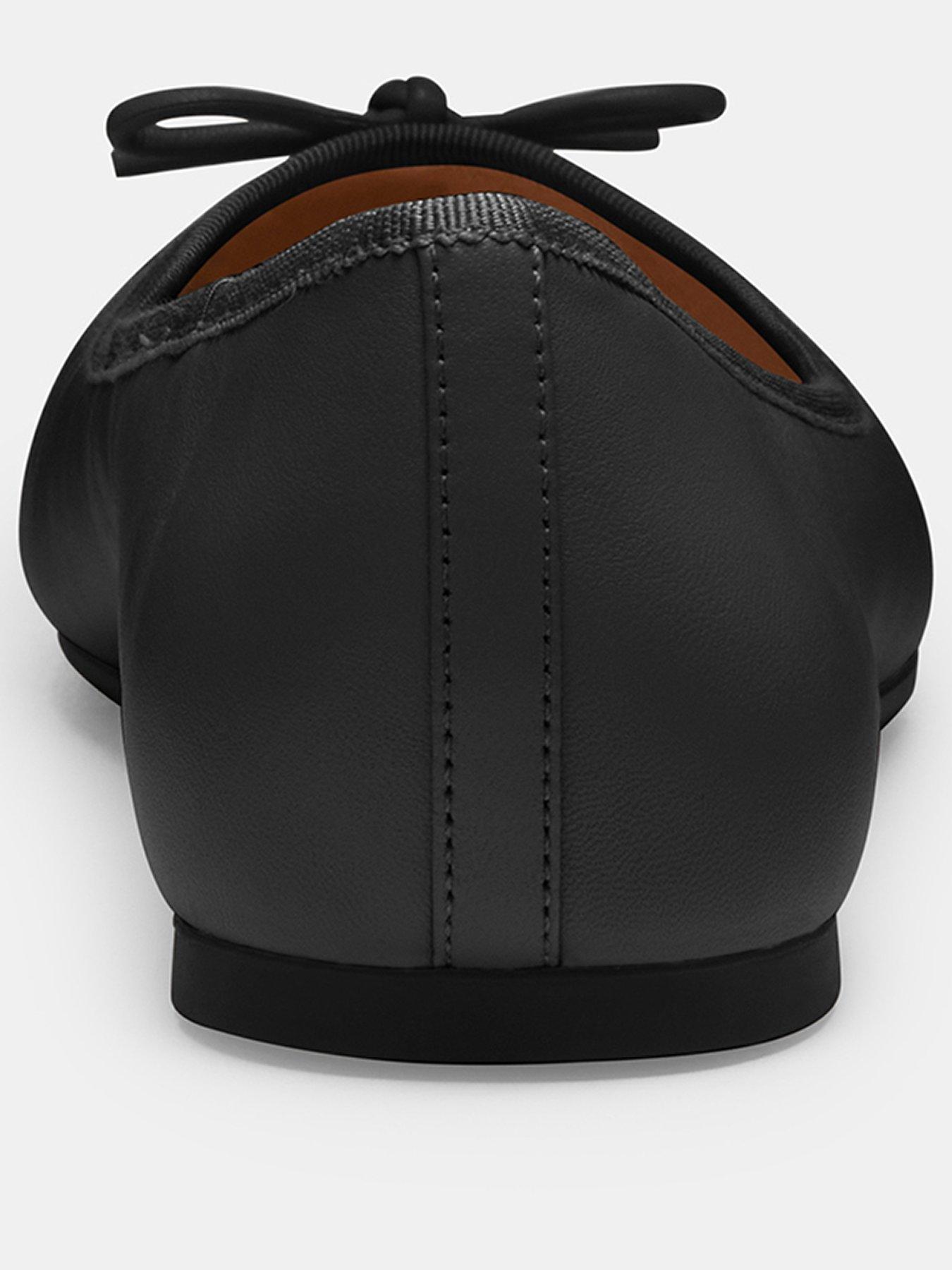 Image 3 of 5 of COACH Abigail Leather Ballet Flat