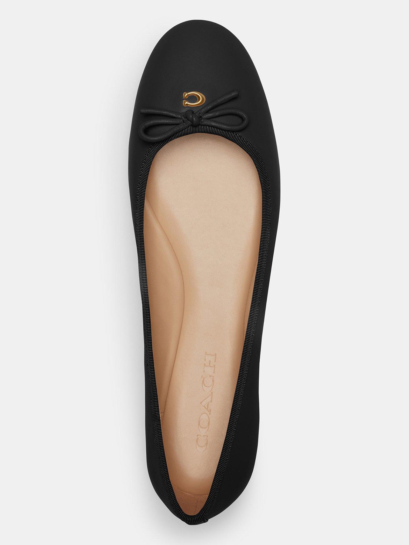 Image 4 of 5 of COACH Abigail Leather Ballet Flat
