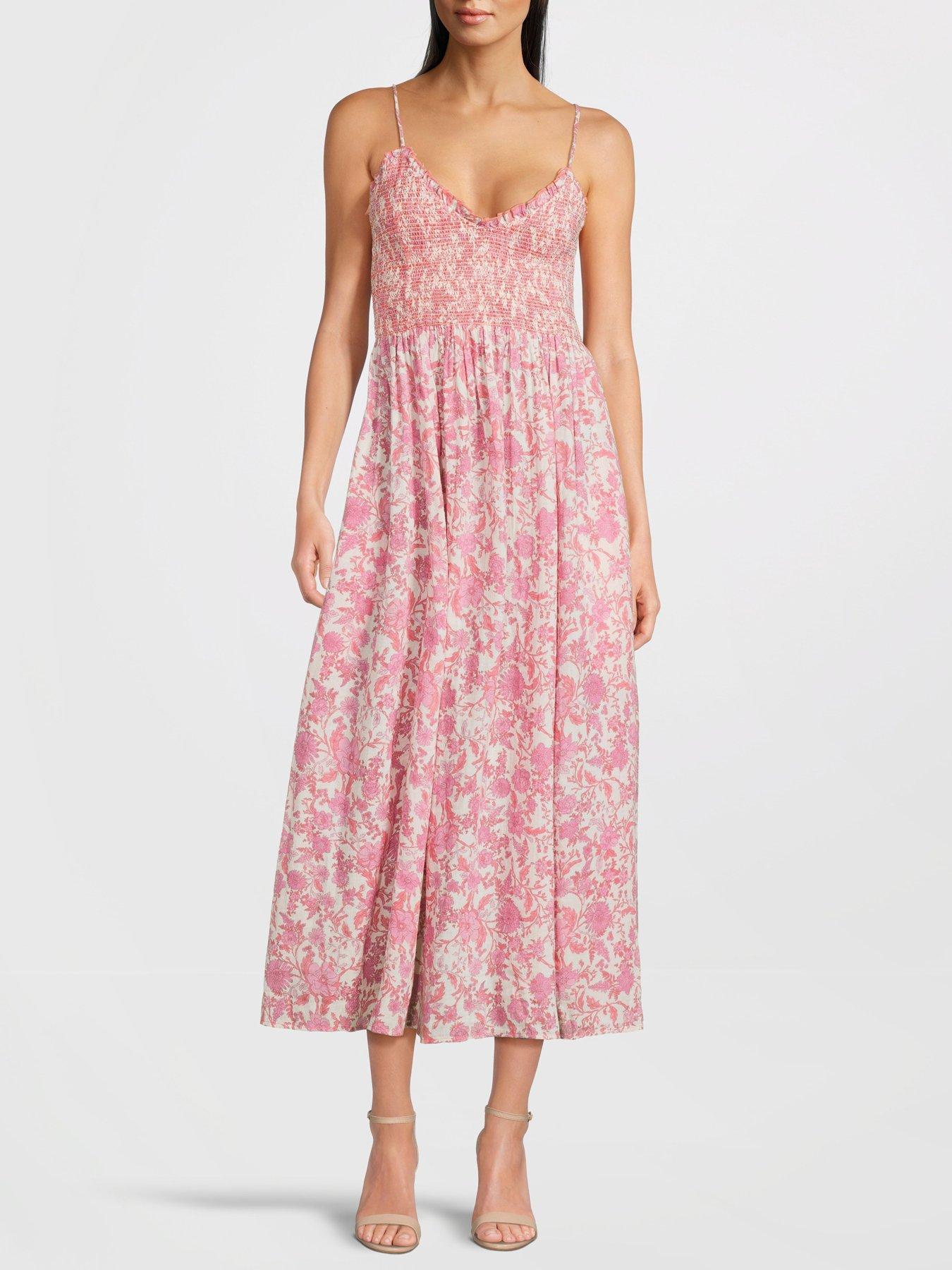 Dresses Main Collection Midi Dresses Casual Pink L summer dresses Women Very