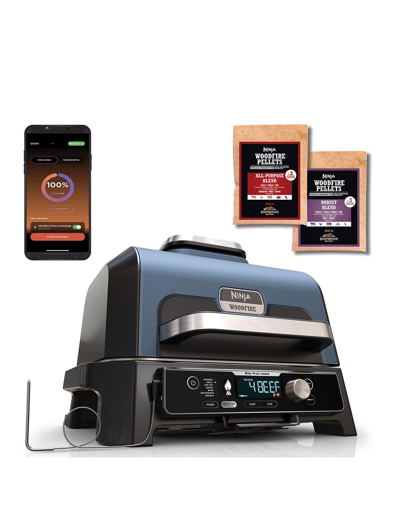 undefined Woodfire Pro Connect XL Electric BBQ Grill  &  Smoker OG901UK