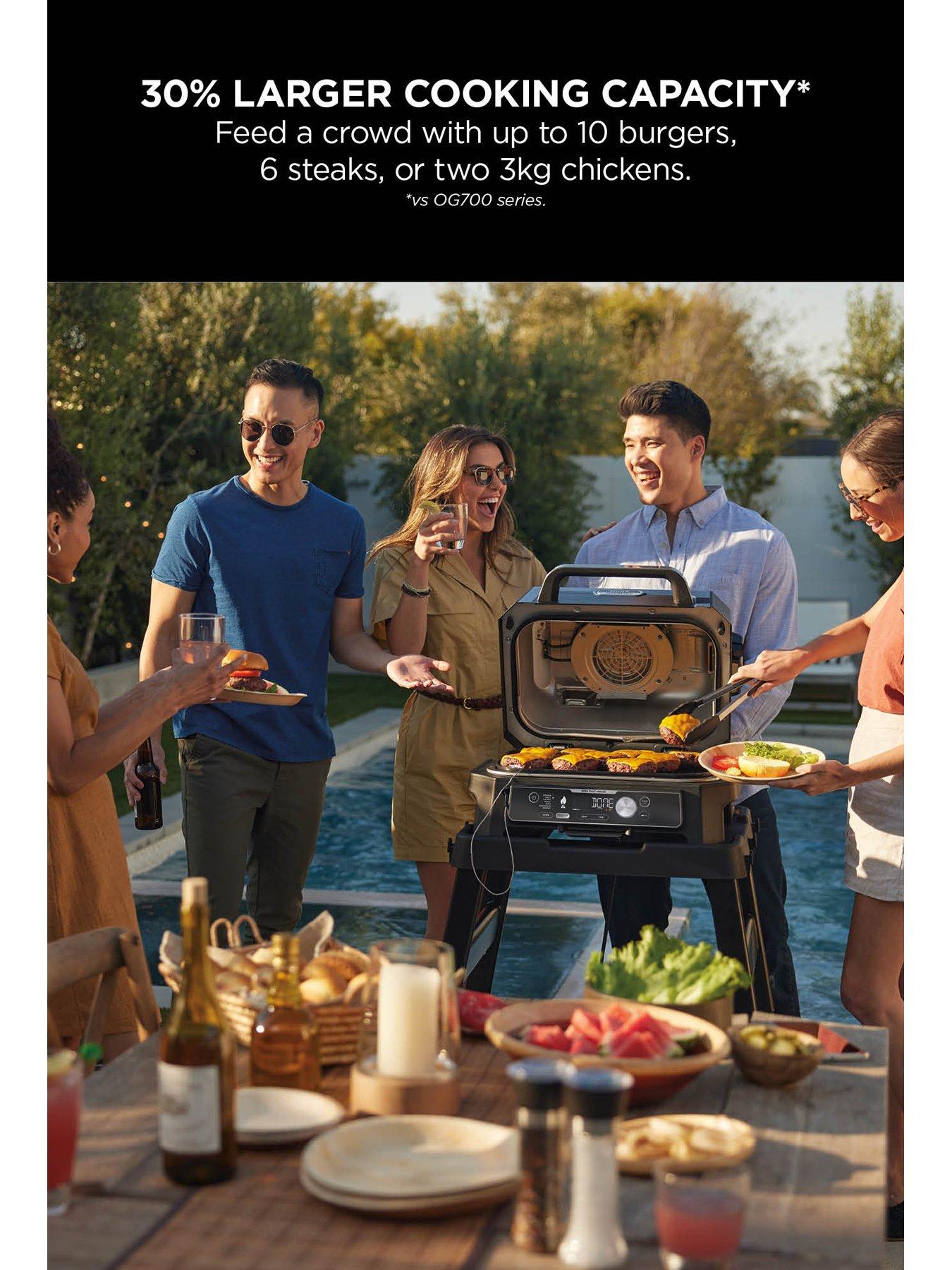 Image 4 of 6 of NINJA Woodfire Pro Connect XL Electric BBQ Grill &amp; Smoker OG901UK