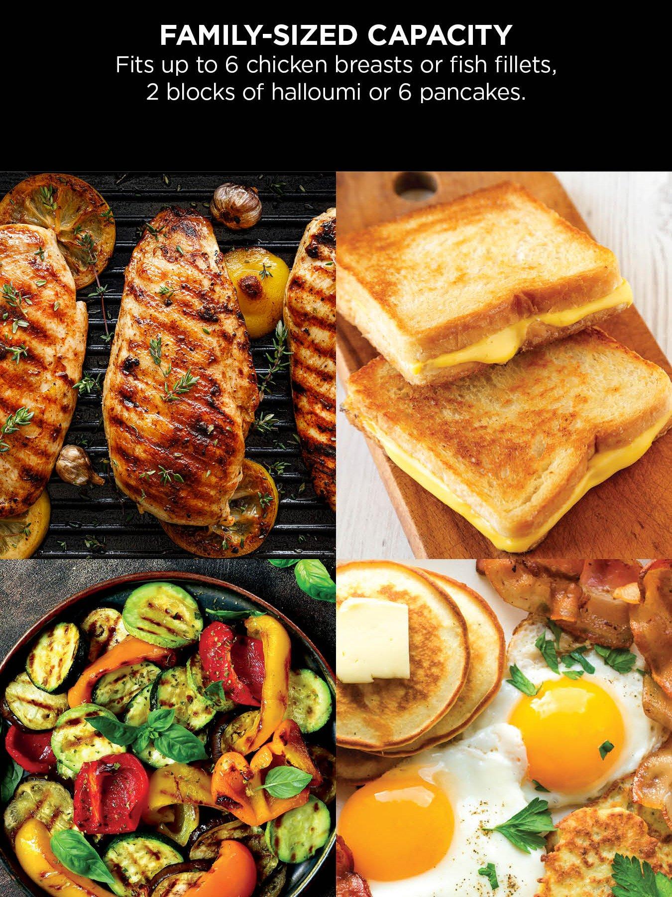 Image 5 of 7 of NINJA Sizzle Low Smoke Indoor Grill &amp; Flat Plate GR101UK